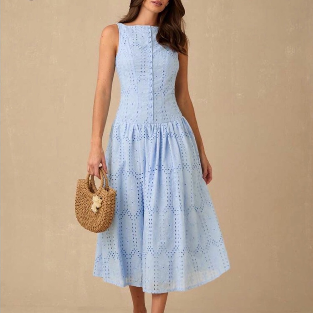 Blue dress